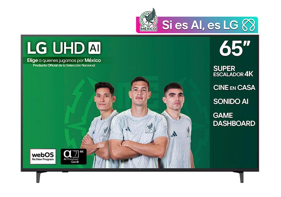 Pantalla Smart TV LG LED 65 Pulgadas UHD 4K 65UA8000
