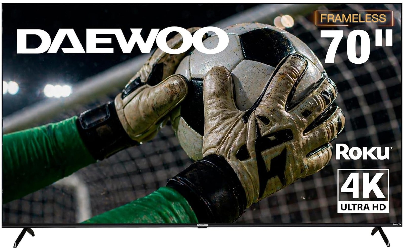 Pantalla LED Daewoo 70 Ultra HD 4K Smart TV DAW70UR