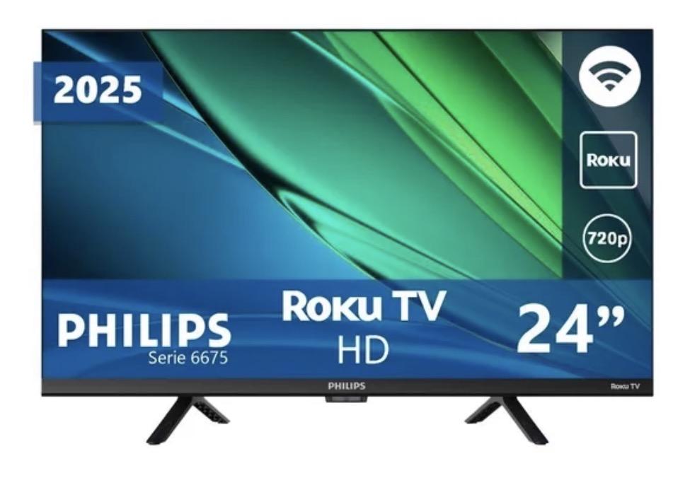 Pantalla Philips 24" HD Roku