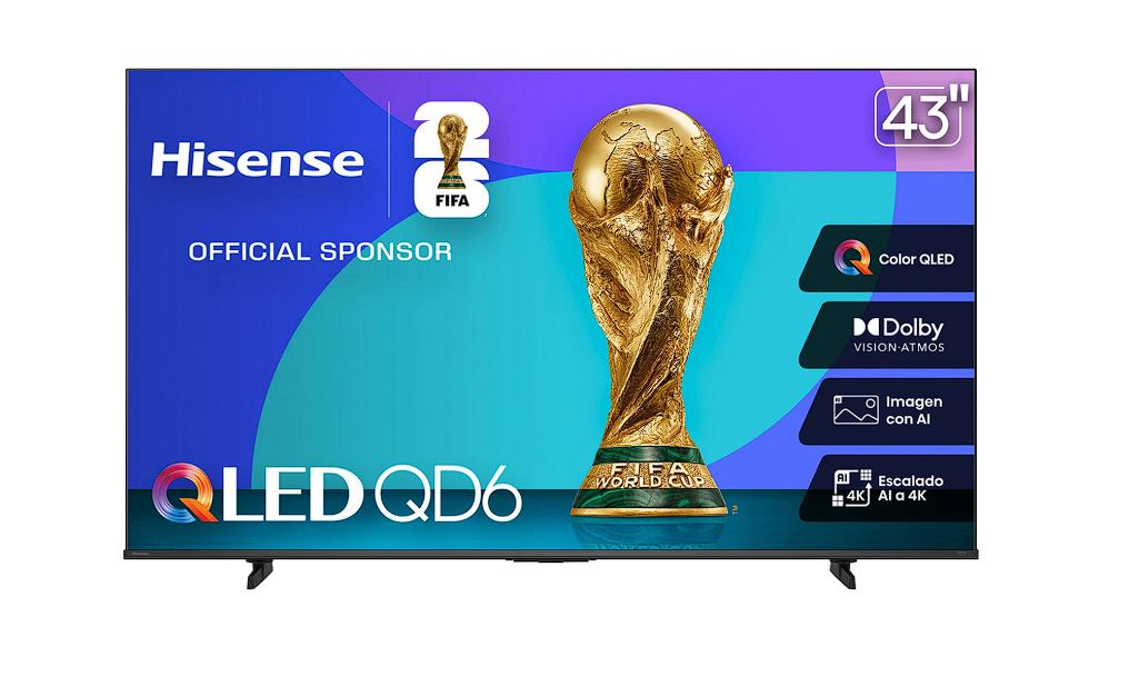 Pantalla Smart TV Hisense QLED 43 Pulgadas UHD 4K 43QD65QV