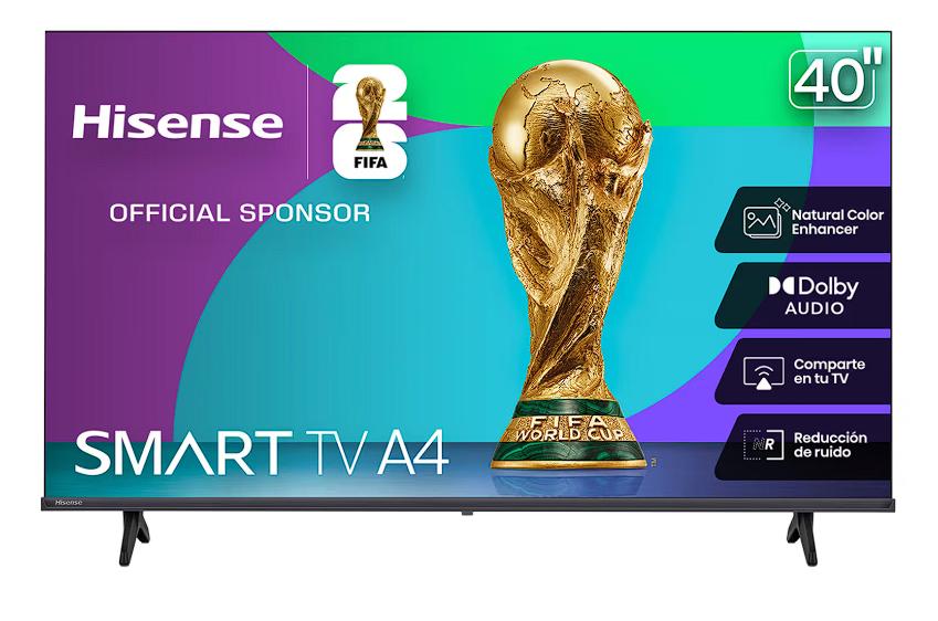Pantalla Smart TV Hisense LED 40 Pulgadas Full HD 40A4NV