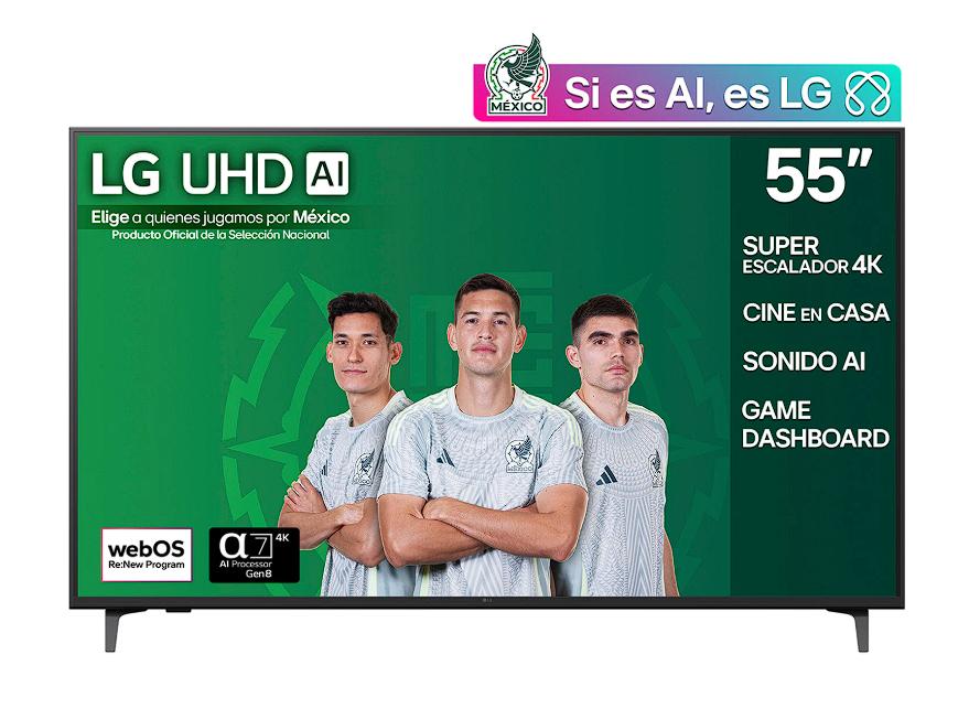 Pantalla Smart TV LG LED 55 Pulgadas UHD 4K 55UA8000