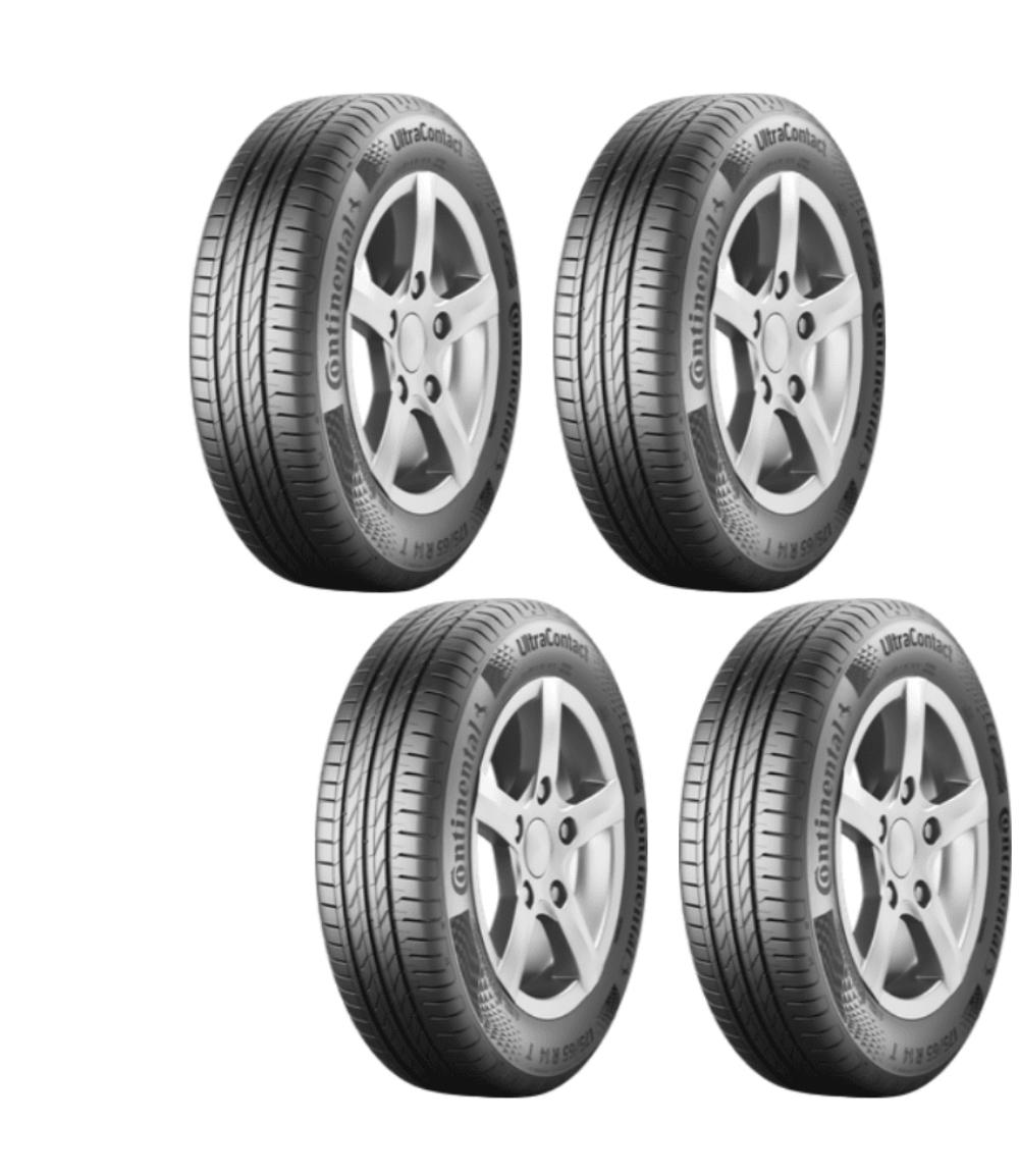 Paquete de 4 llantas 175/70R14 84T modelo ULTRA CONTACT marca Continental