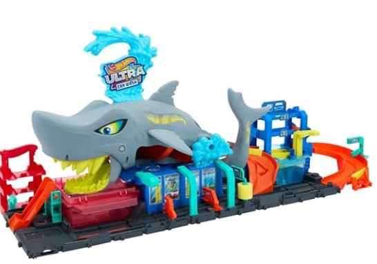 Pista de Juguete, Lavado de Autos Mega Tiburón