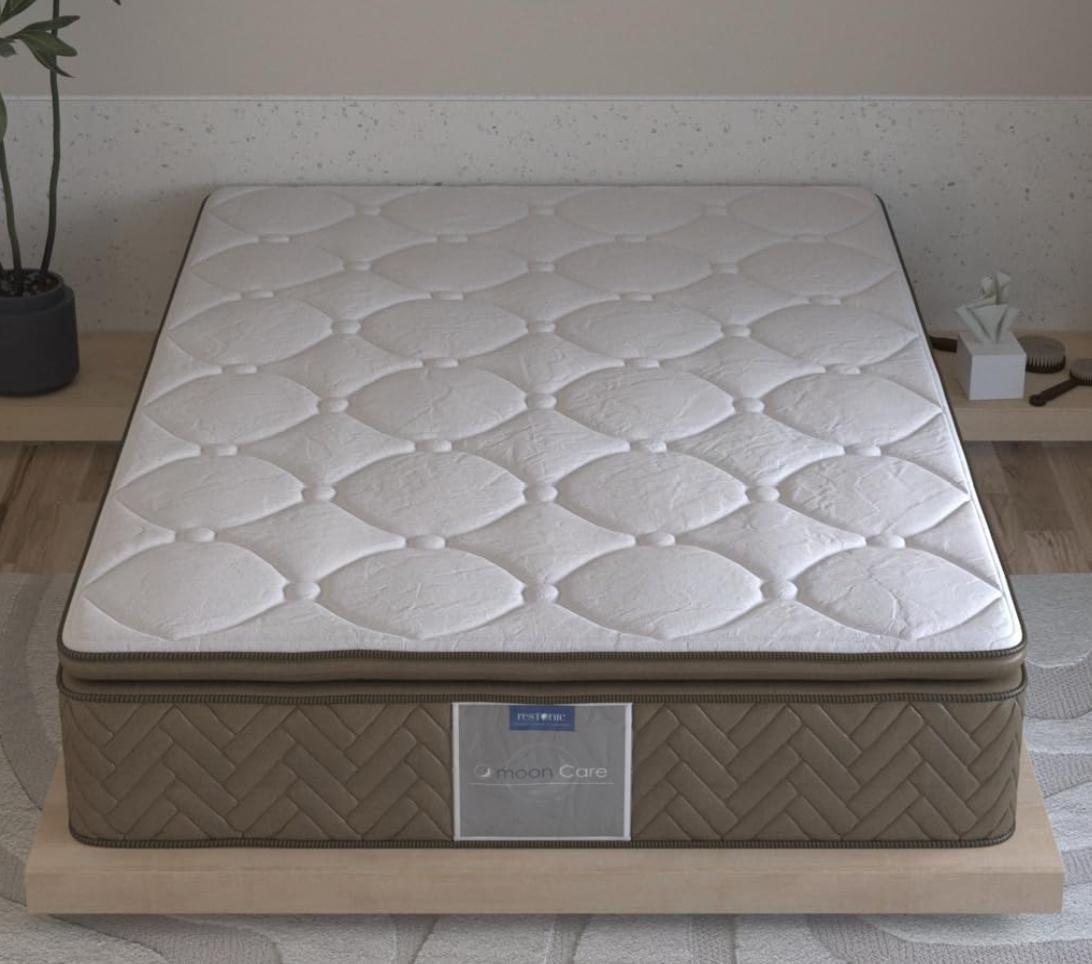 Restonic Colchón Matrimonial Tecnología Worry Free Máximo Soporte y Descanso Ortopédico de Confort M