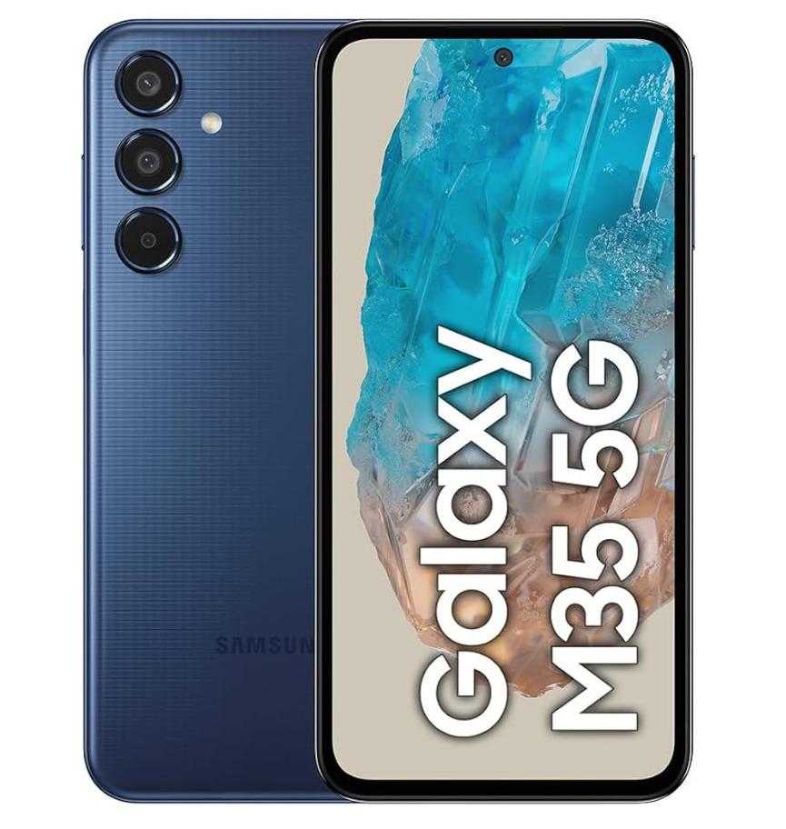 SAMSUNG Celular Galaxy M35 5G Azul obscuro 6GB RAM 128GB, 