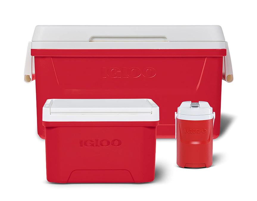 Set de Hielera con Accesorios Igloo 63 Latas