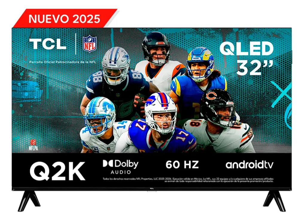 Smart TV TCL QLED 32 Pulgadas HD 32Q2K