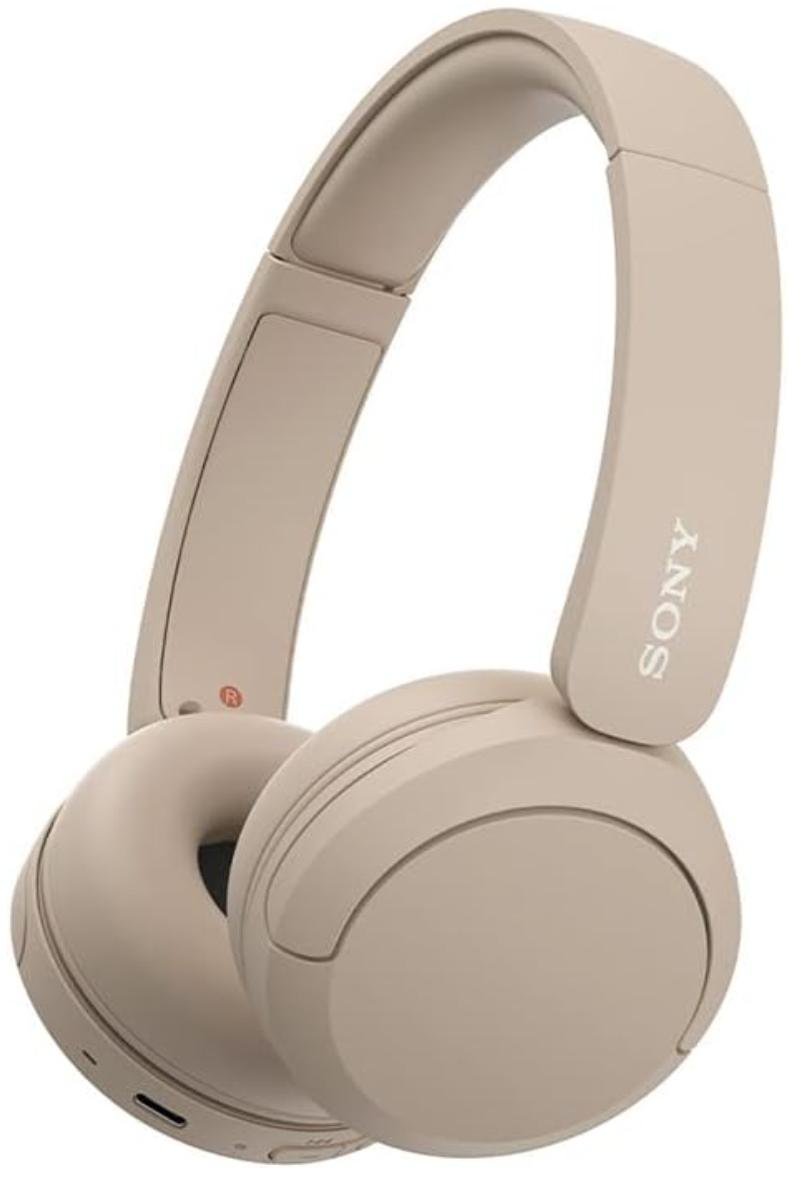Sony Audífonos inalámbricos on-Ear WH-CH520 hasta 50 Horas de duración de batería, Beige