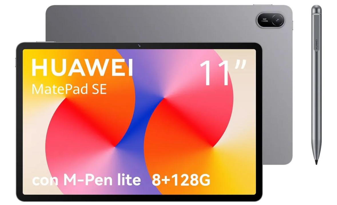 Tablet Huawei Matepad Se 11 Wifi 8+128gb Azul Con Lápiz Color gris