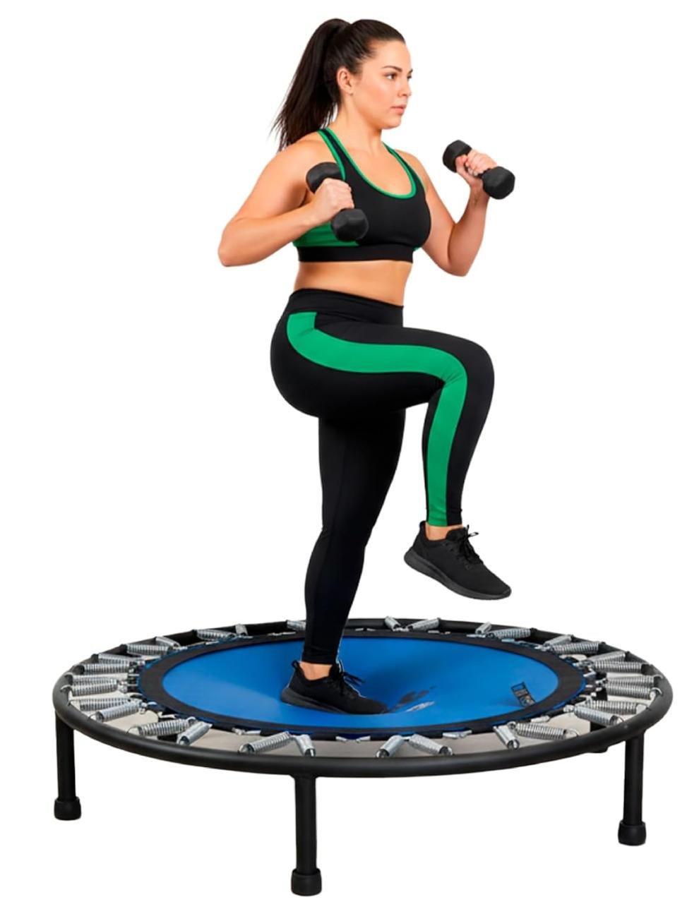 Trampolín Fitness portátil para Ejercicio en casa Capacidad 150 kg