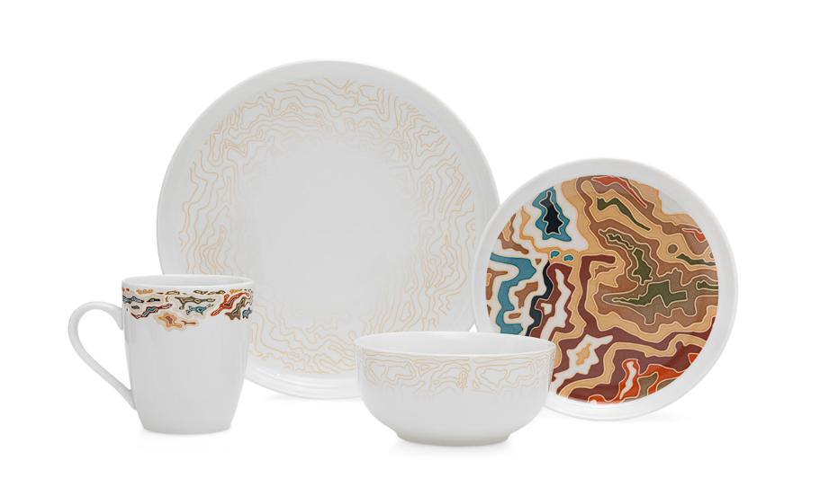 Vajilla de Porcelana Blanca para 4 Personas 16 Piezas