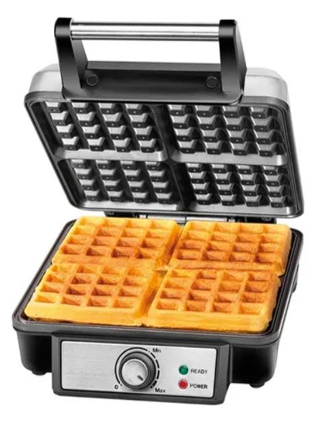 Wafflera Chefman 4 Rebanadas Antiadherente