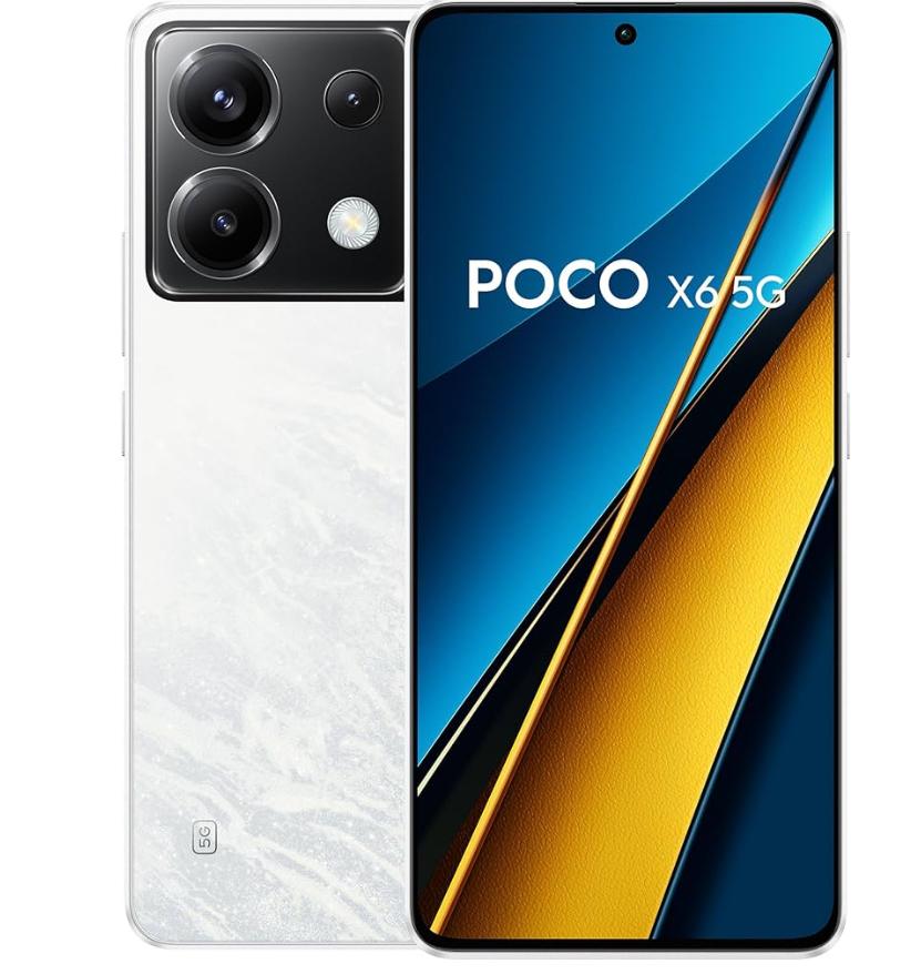 Xiaomi POCO X6 Smartphone 8GB+256GB, White