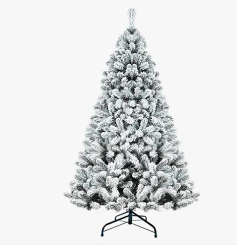 Árbol Navidad Artificial Nevado1.8m (600ramas) Soporte Metálico